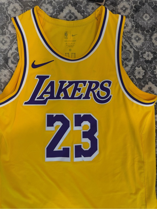 Nike Other - LeBron James Lakers Nike Authentic Jersey Gold #23 Size 48